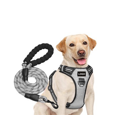 कस्टम डॉग हार्नेस और डॉग लीश सेट